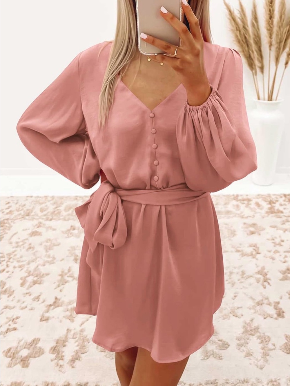 PrettyGarden Dusty Pink Dress
